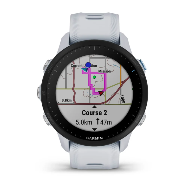 Garmin Forerunner 955 Non-Solar GPS Watch in White-2